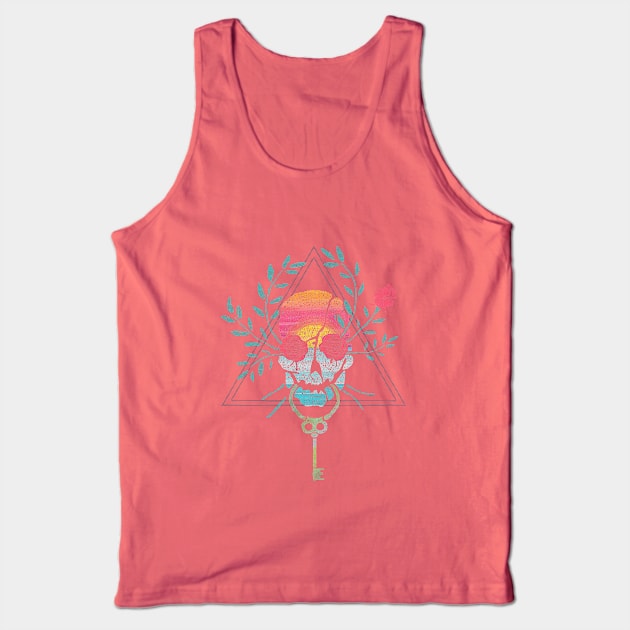 Skull of The Roses Tears Tank Top by ElzeroStudio